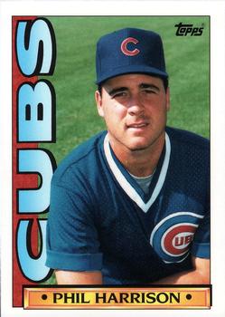 1990 Topps TV Chicago Cubs #48 Phil Harrison Front