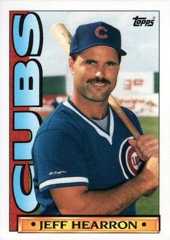 1990 Topps TV Chicago Cubs #49 Jeff Hearron Front