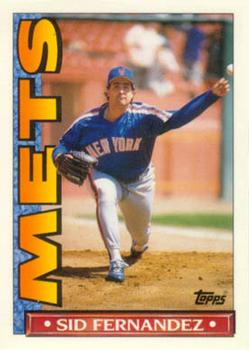 1990 Topps TV New York Mets #10 Sid Fernandez Front