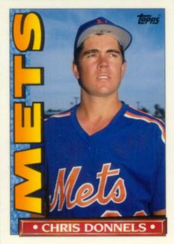 1990 Topps TV New York Mets #41 Chris Donnels Front