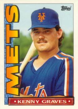 1990 Topps TV New York Mets #44 Kenny Graves Front