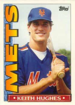 1990 Topps TV New York Mets #46 Keith Hughes Front