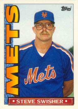 1990 Topps TV New York Mets #62 Steve Swisher Front
