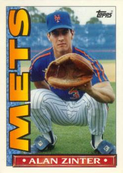 1990 Topps TV New York Mets #66 Alan Zinter Front