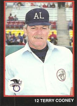 1988 T&M Sports Umpires #21 Terry Cooney Front