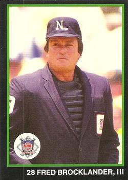 1988 T&M Sports Umpires #38 Fred Brocklander Front