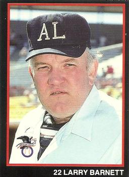1988 T&M Sports Umpires #7 Larry Barnett Front