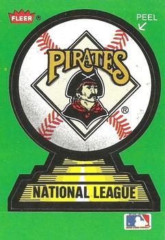 1988 Fleer - Team Stickers #NNO Pittsburgh Pirates Front