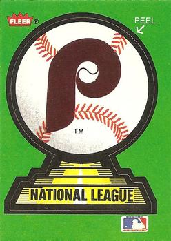 1988 Fleer - Team Stickers #NNO Philadelphia Phillies Front