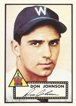 1983 Topps 1952 Reprint Series #190 Don Johnson Front