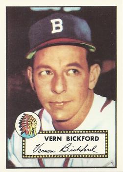 1983 Topps 1952 Reprint Series #252 Vern Bickford Front