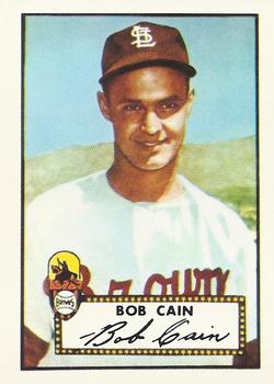 1983 Topps 1952 Reprint Series #349 Bob Cain Front
