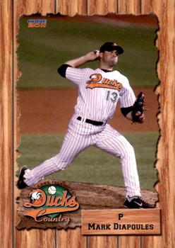 2011 Choice Long Island Ducks #04 Mark Diapoules Front