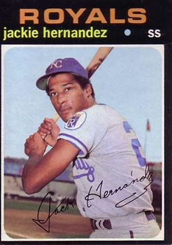 1971 Topps #144 Jackie Hernandez Front