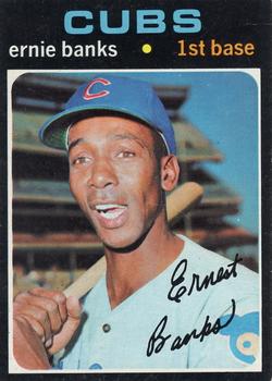 1971 Topps #525 Ernie Banks Front