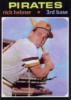 1971 Topps #212 Rich Hebner Front