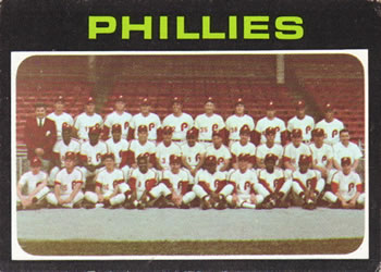 1971 Topps #268 Philadelphia Phillies Front