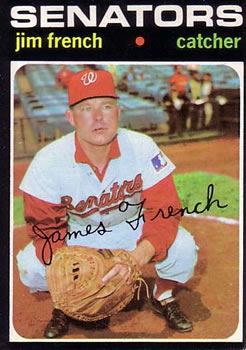 1971 Topps #399 Jim French Front
