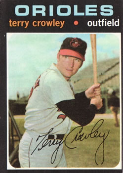 1971 Topps #453 Terry Crowley Front