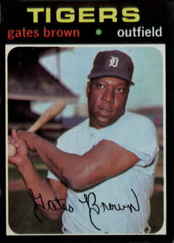 1971 Topps #503 Gates Brown Front