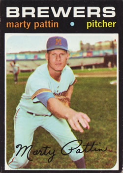 1971 Topps #579 Marty Pattin Front