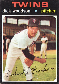 1971 Topps #586 Dick Woodson Front
