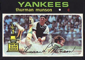 1971 Topps #5 Thurman Munson Front
