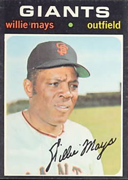 1971 Topps #600 Willie Mays Front