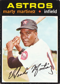 1971 Topps #602 Marty Martinez Front