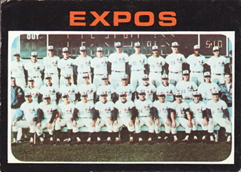 1971 Topps #674 Montreal Expos Front