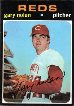 1971 Topps #75 Gary Nolan Front
