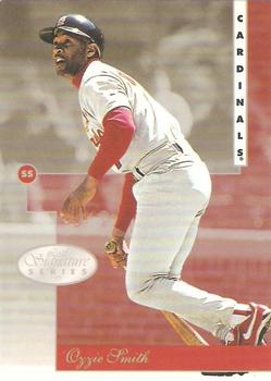 1996 Leaf Signature Series #52 Ozzie Smith Front
