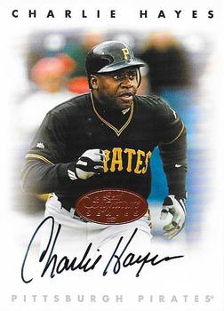 1996 Leaf Signature Series - Autographs Bronze #NNO Charlie Hayes Front