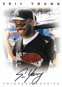 1996 Leaf Signature Series - Autographs Bronze #NNO Eric Young Front