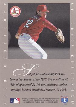 1996 Leaf Signature Series - Extended Series Autographs #NNO Rick Honeycutt Back