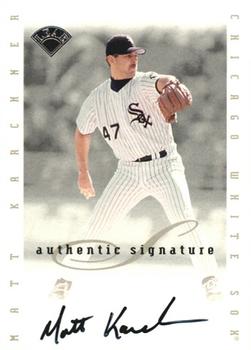 1996 Leaf Signature Series - Extended Series Autographs #NNO Matt Karchner Front