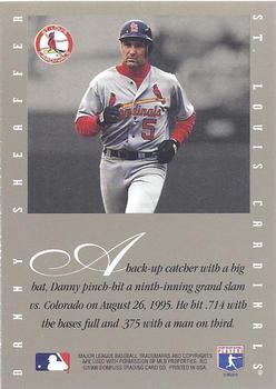 1996 Leaf Signature Series - Extended Series Autographs #NNO Danny Sheaffer Back