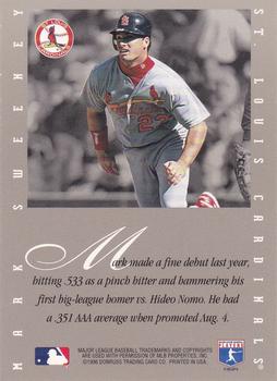 1996 Leaf Signature Series - Extended Series Autographs #NNO Mark Sweeney Back