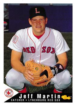 1994 Classic Best Lynchburg Red Sox #17 Jeff Martin Front