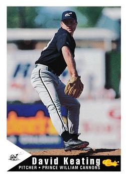 1994 Classic Best Prince William Cannons #12 David Keating Front