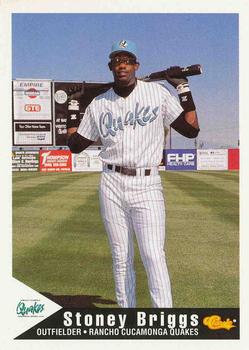 1994 Classic Best Rancho Cucamonga Quakes #7 Stoney Briggs Front