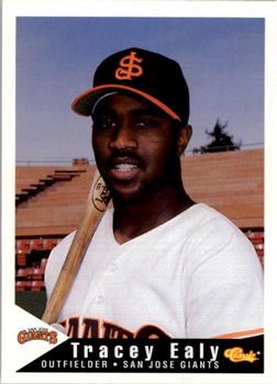1994 Classic Best San Jose Giants #7 Tracey Ealy Front