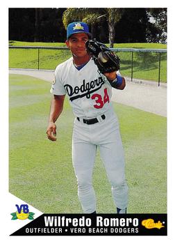 1994 Classic Best Vero Beach Dodgers #18 Wilfredo Romero Front