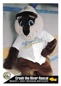 1994 Classic Best West Michigan Whitecaps #28 Crash the River Rascal Front