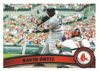 2011 Topps Boston Red Sox #BOS2 David Ortiz Front