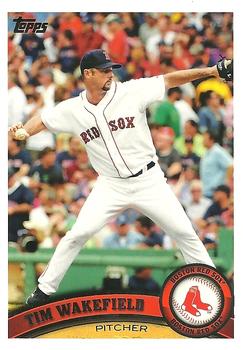 2011 Topps Boston Red Sox #BOS10 Tim Wakefield Front