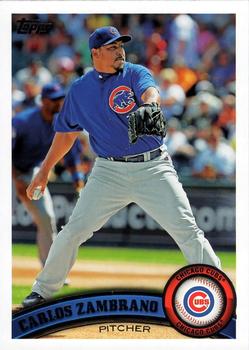 2011 Topps Chicago Cubs #CHC16 Carlos Zambrano Front