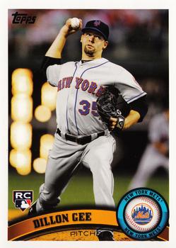 2011 Topps New York Mets #NYM6 Dillon Gee Front
