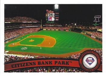 2011 Topps Philadelphia Phillies #PHI17 Citizens Bank Park Front