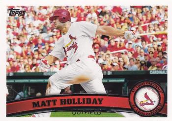 2011 Topps St. Louis Cardinals #STL7 Matt Holliday Front